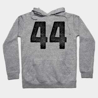 Rough Number 44 Hoodie